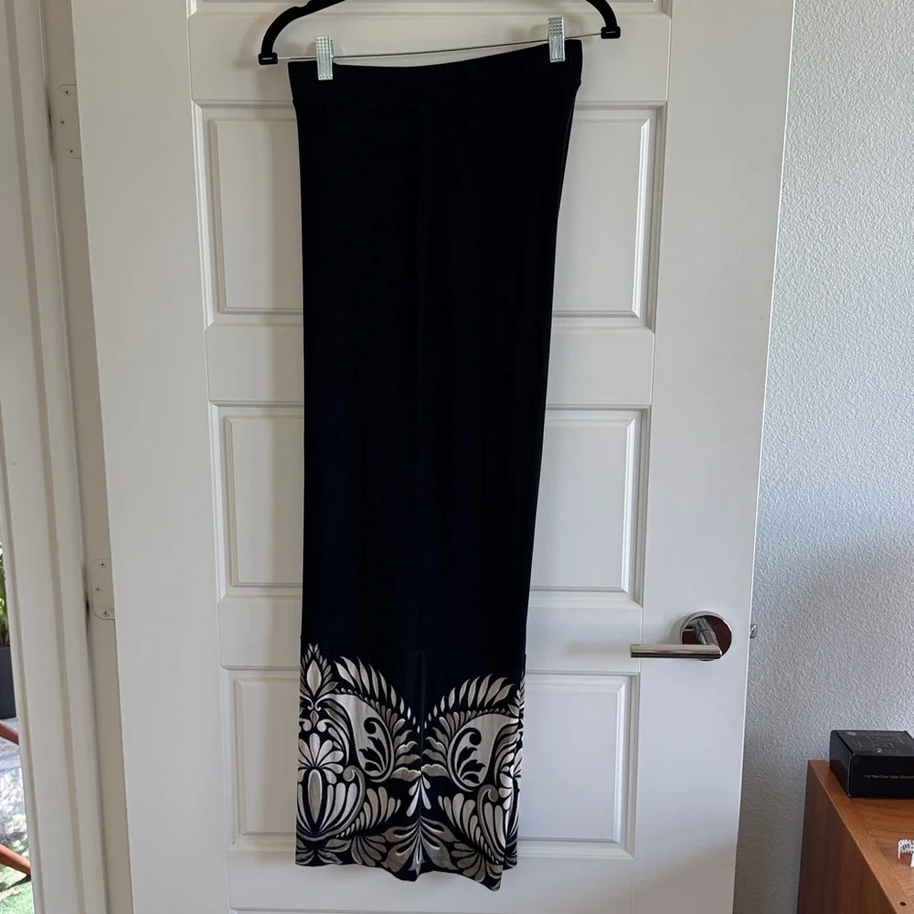 Chico's Travelers Border Print Kimono Top and Pants - Picture 6 of 7